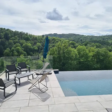 Aubie Modern Barn Swimming Pool And Ac * Latouille-Lentillac