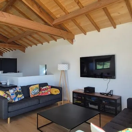 Aubie Modern Barn Swimming Pool And Ac Ferienhaus